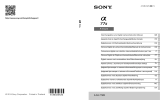 Sony Série ILCA 77M2 Manuel utilisateur