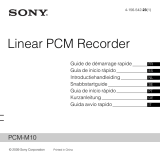Sony Série PCM M10 Le manuel du propriétaire