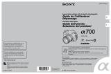 Sony DSLR A700 Le manuel du propriétaire