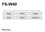 Pioneer FS-W40 Manuel utilisateur
