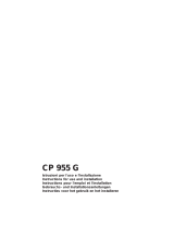 Scholtes CP 955 G Le manuel du propriétaire