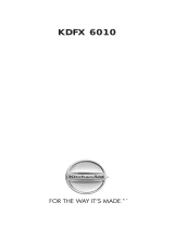 KitchenAid KDFX 6010 Le manuel du propriétaire