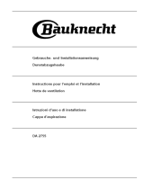 Bauknecht DA2755W Manuel utilisateur