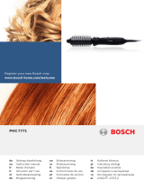 Bosch PHC7771/01 Manuel utilisateur