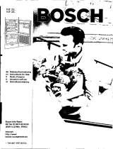Bosch KIF20440/01 Le manuel du propriétaire
