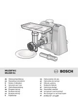 Bosch MUZXLHA1(00) Manuel utilisateur