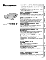 Panasonic TY-FB10HD Manuel utilisateur
