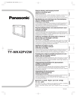 Panasonic TYWK42PV2W Mode d'emploi