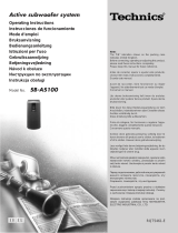 Technics SBAS100 Le manuel du propriétaire