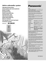 Panasonic SBWA50 Le manuel du propriétaire