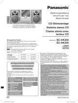 Panasonic SCAK350 Le manuel du propriétaire