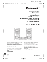 Panasonic SC-MAX7000E Le manuel du propriétaire