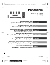 Panasonic SCBTT182EG Le manuel du propriétaire