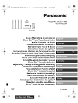 Panasonic SC-BTT880 Le manuel du propriétaire