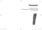 Panasonic ERGP30 Le manuel du propriétaire