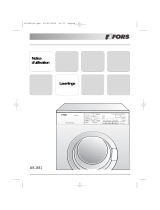 FORS WA1651 Manuel utilisateur