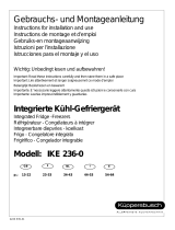 K&#252;ppersbusch IKE236-0 Manuel utilisateur