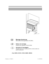 Electrolux MEGF 11-288/60.1WE Guide d'installation