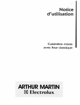 ARTHUR MARTIN ELECTROLUX CM6348W1 Manuel utilisateur
