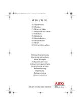 Aeg-Electrolux M2600 Manuel utilisateur
