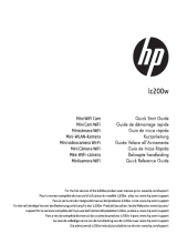 HP lc200w Black Wireless Mini Camcorder Guide de démarrage rapide