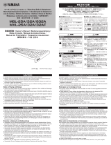 Yamaha MBL-25A Le manuel du propriétaire