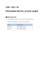 Yamaha CSP-150 Guide d'installation