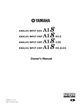 Yamaha AI8-ML8 Manuel utilisateur