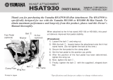 Yamaha HSAT930 Manuel utilisateur