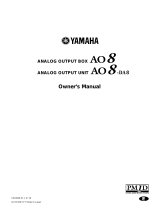 Yamaha DA8 Manuel utilisateur