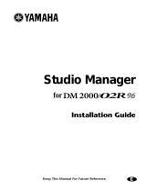 Yamaha DM2000 Guide d'installation