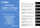 Yamaha YSP-CU2700 Guide de référence