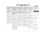 Yamaha LW-16 Le manuel du propriétaire