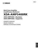 Yamaha XDA-AMP5400RKBL Le manuel du propriétaire