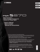 Yamaha PSR-S670 Le manuel du propriétaire
