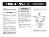 Yamaha NS-E60 Manuel utilisateur