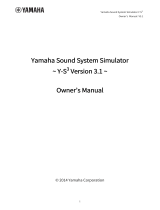 Yamaha Y-S3 Manuel utilisateur