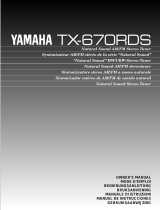 Yamaha TX-670RDS Manuel utilisateur