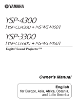 Yamaha YSP-3300 Le manuel du propriétaire