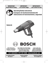 Bosch Heat Gun 1944LCD Manuel utilisateur