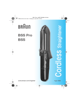 Braun 3588 BSS Pro BSS Cordless Straightener Manuel utilisateur