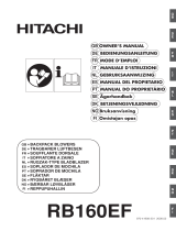 Hitachi RB160EF Manuel utilisateur