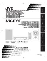 JVC Speaker System CA-UXE15 Manuel utilisateur
