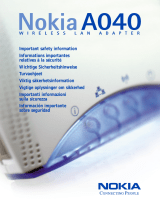 Nokia Network Card A040 Manuel utilisateur