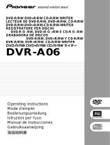 Pioneer DVR DVR-A06 Manuel utilisateur