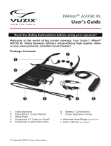 Vuzix AV230 XL Manuel utilisateur