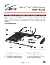 Vuzix Video Eyeware AV310 Manuel utilisateur