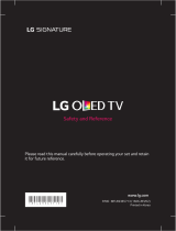 LG OLED65G6V Manuel utilisateur