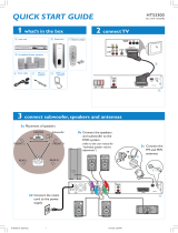 Philips HTS3300/12 Guide de démarrage rapide