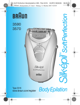 Braun 3570 Silk-épil SoftPerfection Body Epilation Manuel utilisateur
